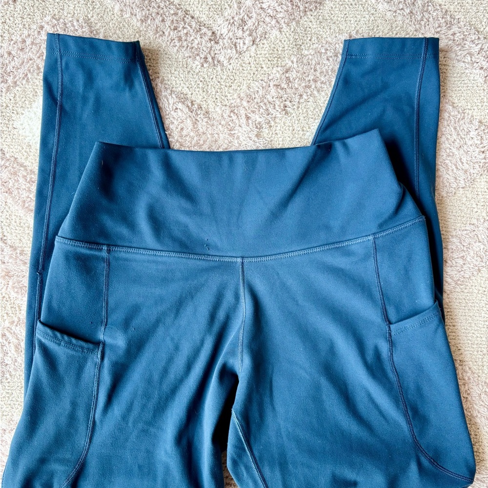Nike Teal High-Waist Pocket Leggings